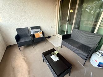 Elegant Black Outdoor Patio Furniture Set – Upgrade Your Outdoor Space! 🖤🌿