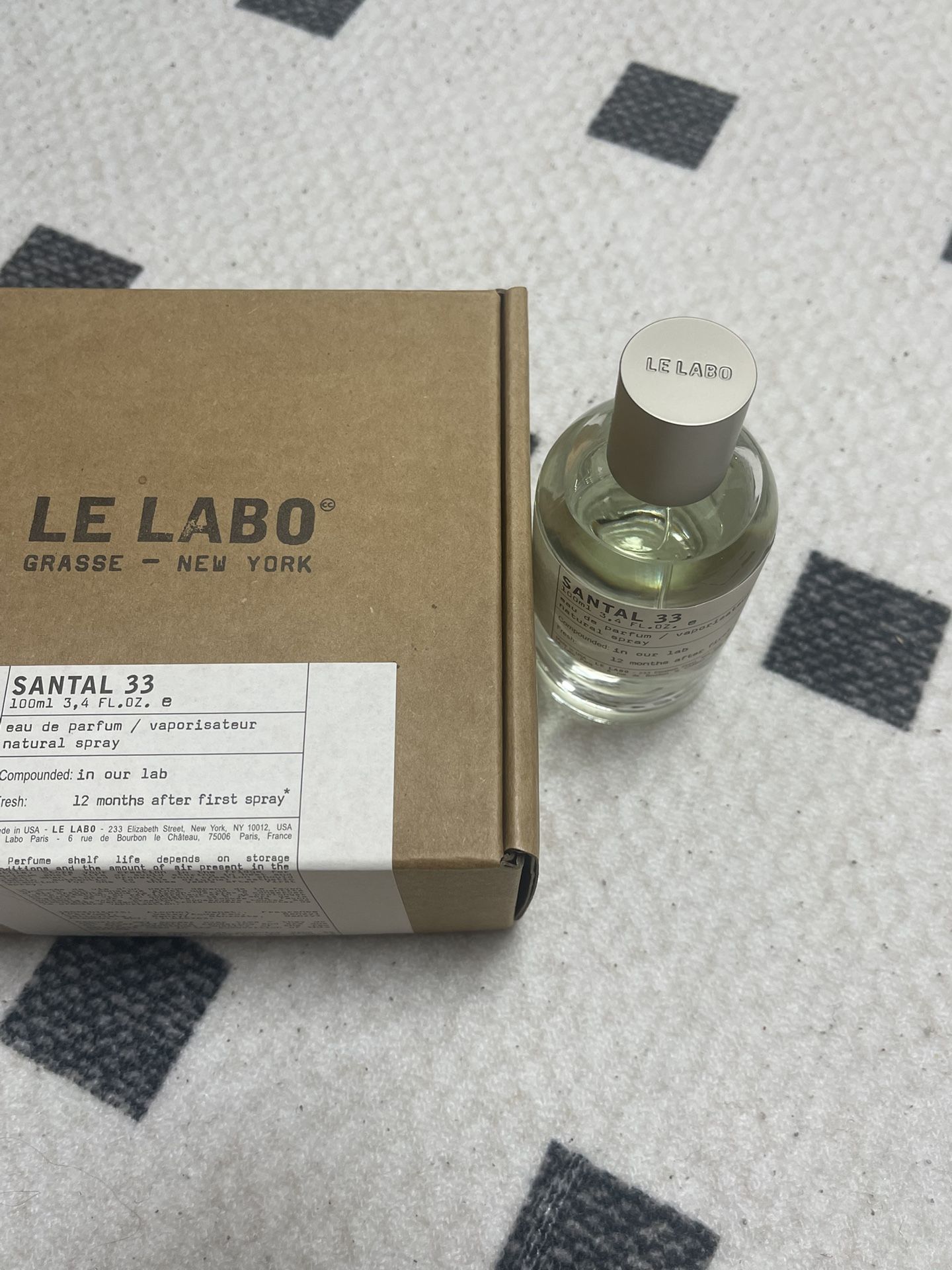 Le Labo Santal 33 New Cologne
