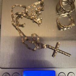 14k rings 14k pendent 10k chain