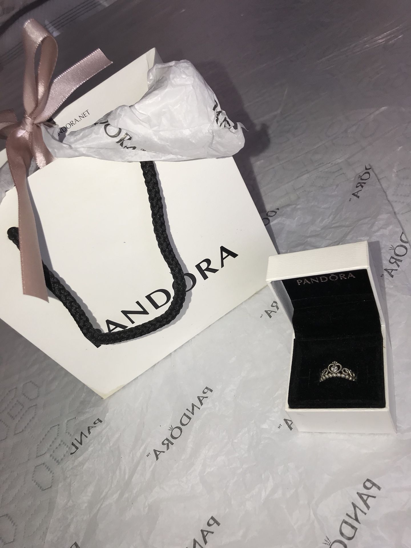 Pandora Princess Ring Size 5