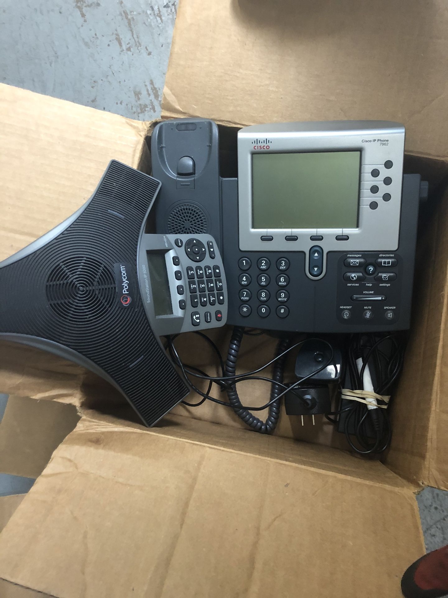 Polycom Office Phones and Sound station IP 5000 Conference Phone