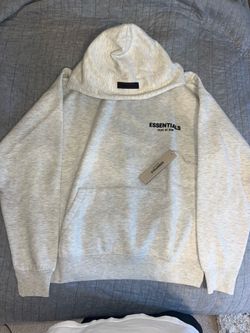 Essentials Light Oatmeal Hoodie S