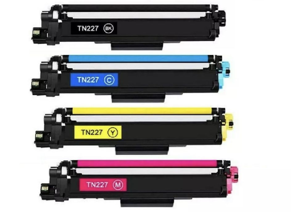 4pk Toner Compatible for Brother TN227 TN-227 HL-L3270CDW L3290CDW MFC-L3750CDW