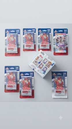 🔥 Topps Baseball Card Lot: Sealed Mega Box & 6 Blister Packs 🔥