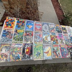 1993 Superman Doomsday & Reign of Supermen Comic Books etc.