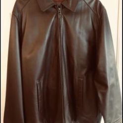men's leather jacket L/G