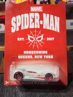 Hot Wheels Spider-Man Scoopa Di Fuego