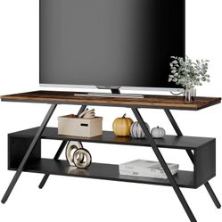 Black 3- Tiers TV Stand Table