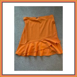 Women’s Size XL  Orange Skirt