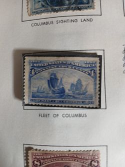 1893 Scott# 233 Fleet Of Columbus