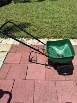 Lawn  treatment spreader