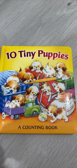 10 Tiny Puppies Children's Board Book