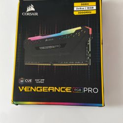 Memory Ram For Pc, Vengeance Rgb Pro , Ddr4 2x8 Gb 3000mhz