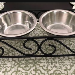 Stainless Steel Dog Bowl Set