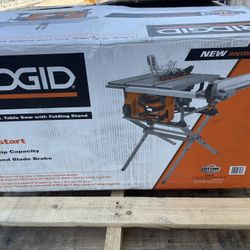 New Ridgid Table Saw