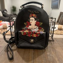 Frida Kahls Floral Backpack/wallets