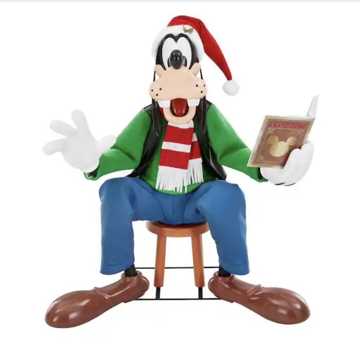Disney 4 ft. Animated Holiday Goofy Animatronic Home Depot A4 2025 *NEW*