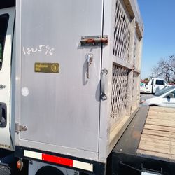 Aluminum Tool Box For Stake Bed , Flatbed Truck