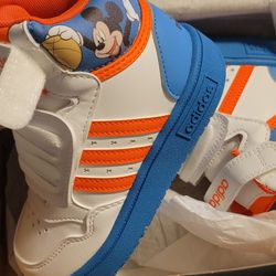 Mickey Mouse Adidas Toddler Shoes Size 10