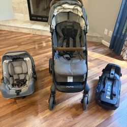 Nuna Pipa rx Car Seat and TAVO Next Stroller