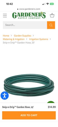 New Snip-n-Drip Garden Hose