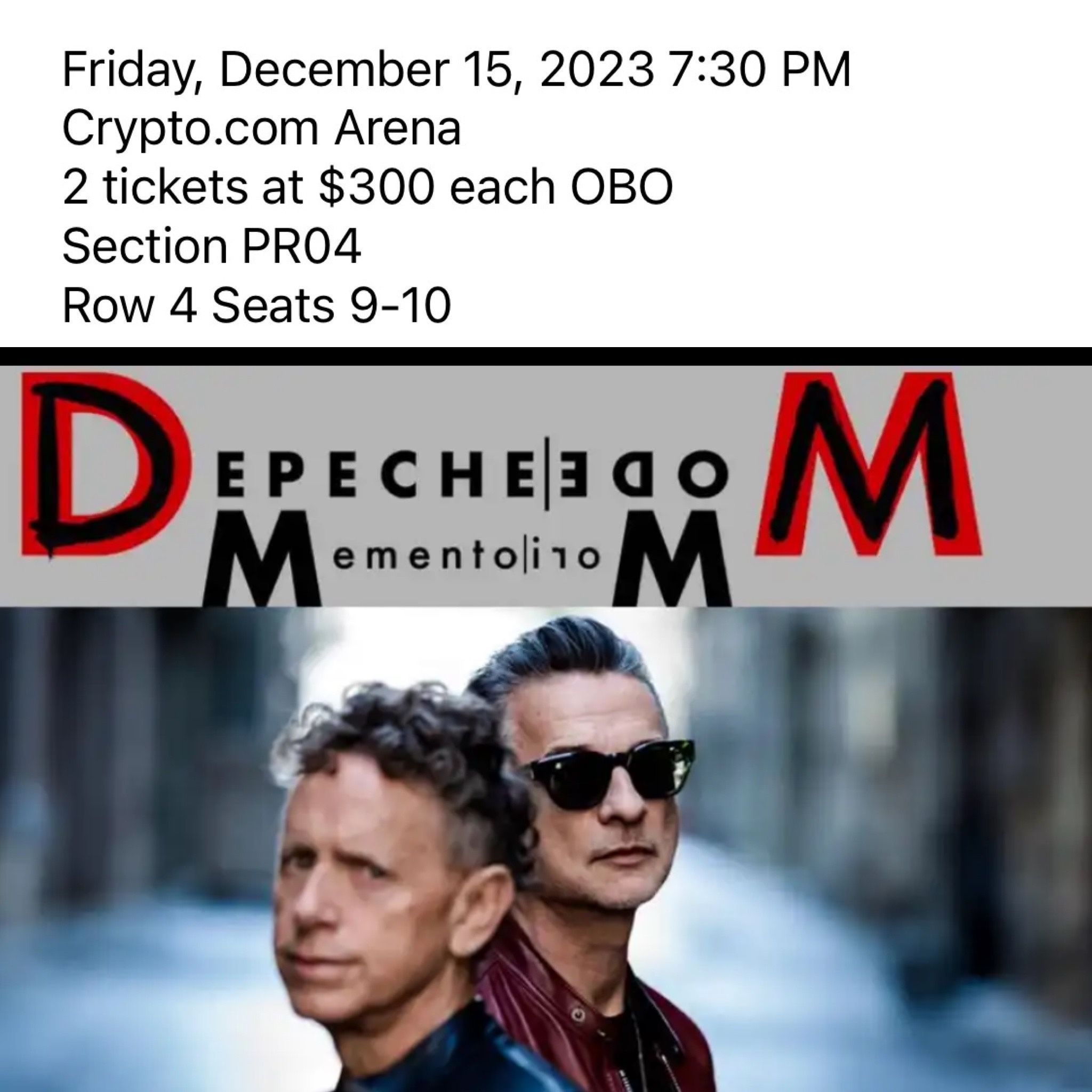 Depeche Mode Concert
