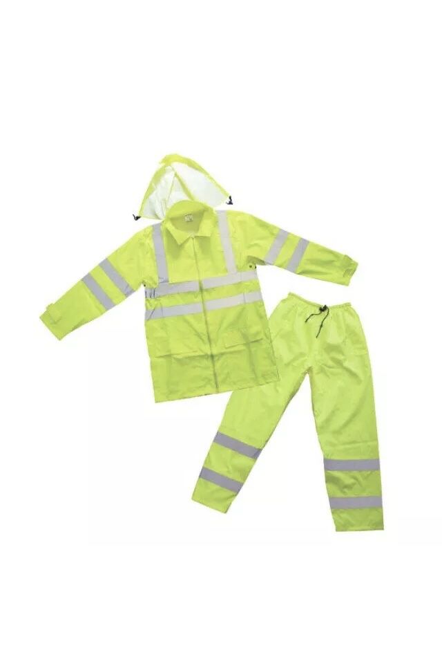 *NEW* Forester Men's Class 3 High Visibility Rain Suit Green XL Model# 7252G 