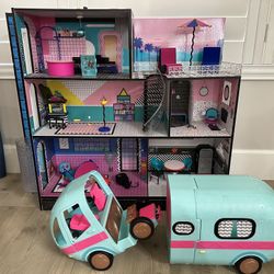 LOL doll House And Trailer