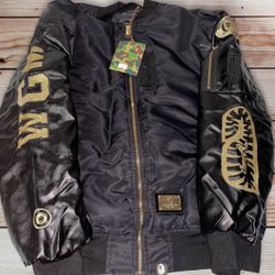 Bape A Bathing Ape WGM Bape Black edition Bomber Jacket & Hoodie