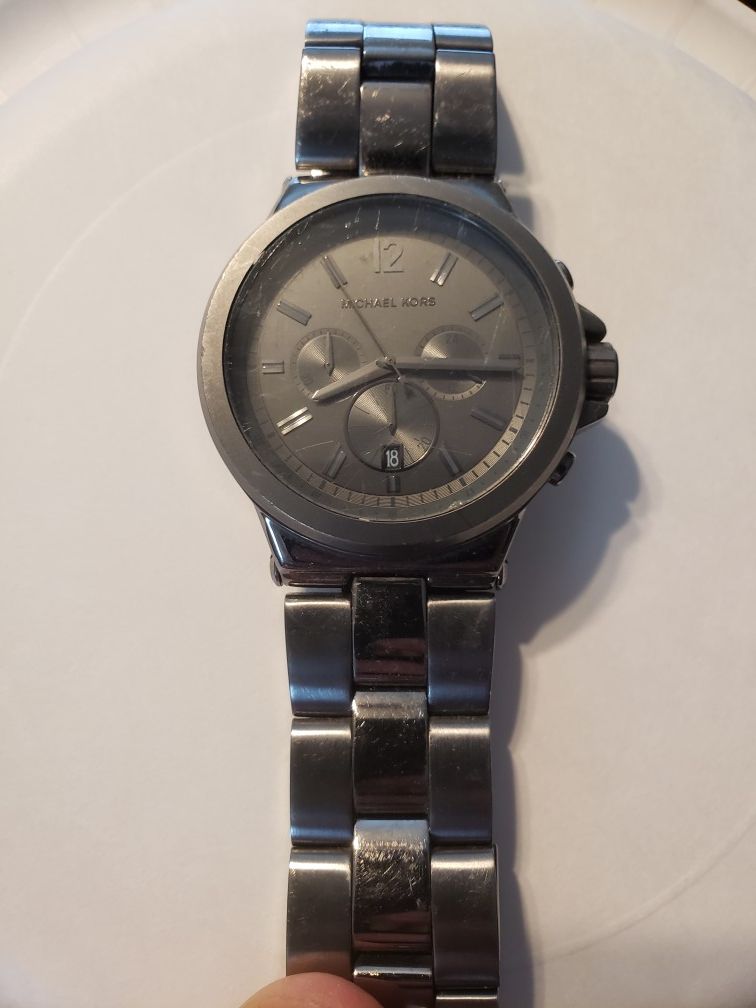 Michael Kohrs stainless steel watch