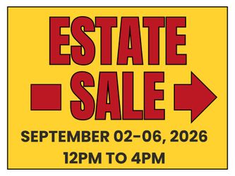 ESTATE SALES. FINAL SALE EVERYTHING MUST GO! LOTS VERY CHEAP