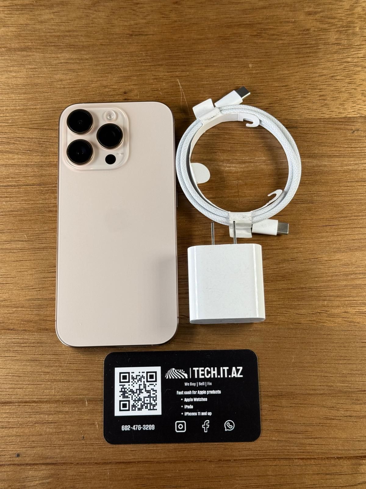 📱 iPhone 16 Pro | 256GB | Desert Titanium | T-Mobile/Metro PCS Only | Hablo Español