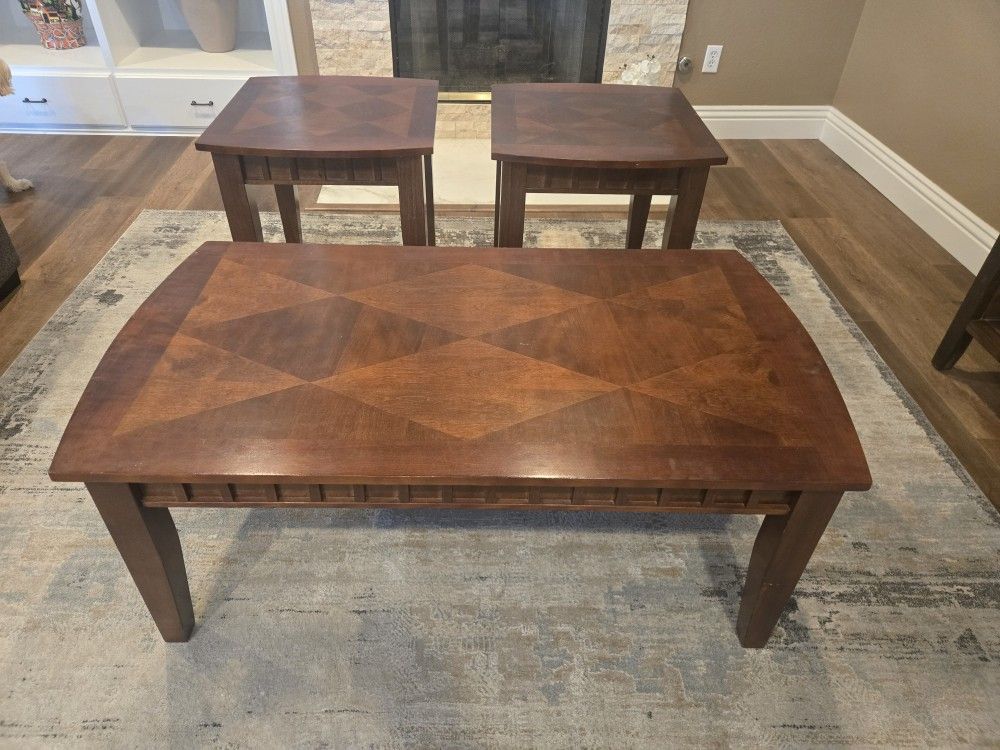 Coffee And Two Side Tables