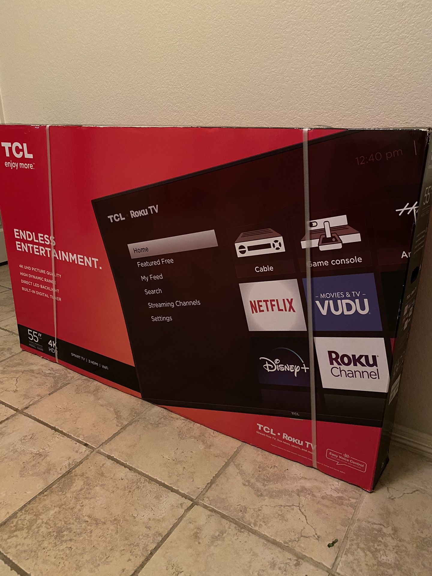 55" Roku Smark Tv