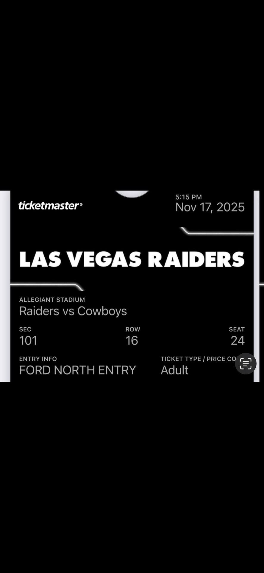 Cowboys Vs Raiders Tickets.