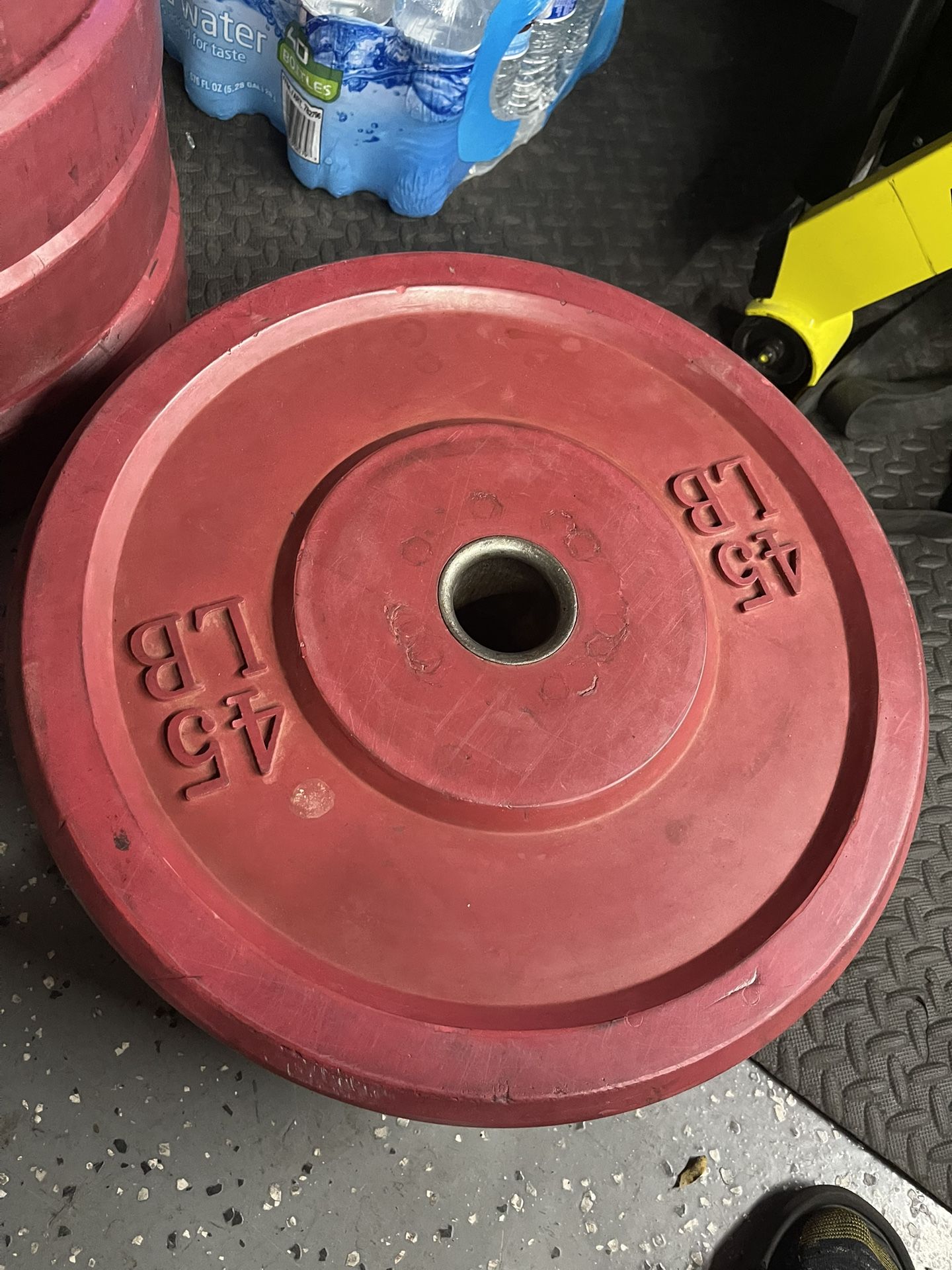 Olympic Weight 45lb Bumper Plates Weights