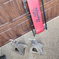 6 & 3 TON Jack Stands & Creeper
