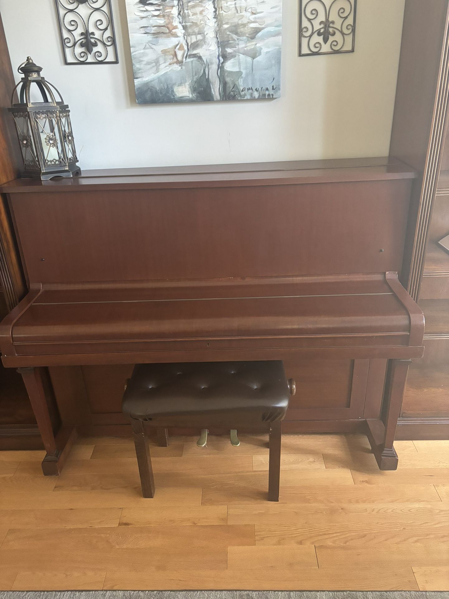 Wood Upright Piano