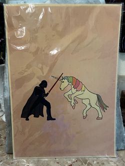 Darth Vader versus unicorn