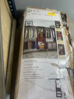 Ventilated Wood Closet Kit