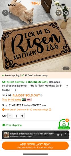 Religious Doormat