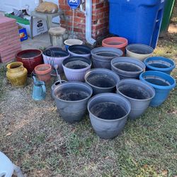 Assorted Flower Pots