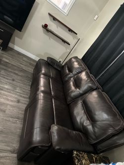 Genuine Italian leather sofa set