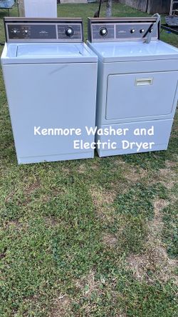 Kenmore Washer and Electric Dryer