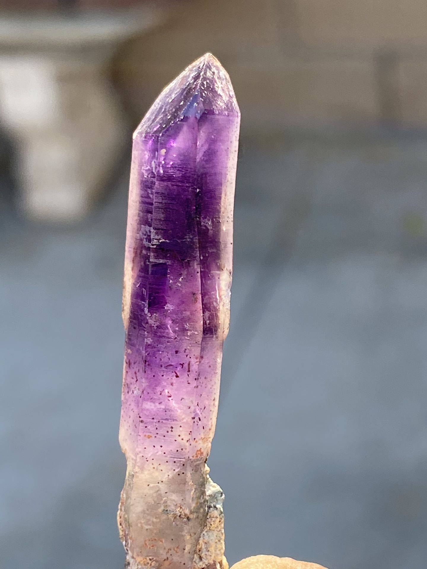 Double Terminated Amethyst Scepter Deeply Saturated