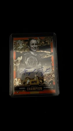 Raquel Pennington champ auto numbered 09/25