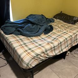 Twin XL BED FRAME + Mattress 