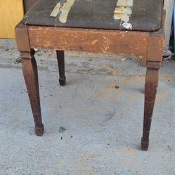 Vintage Antique Storage Stool (Needs Love)