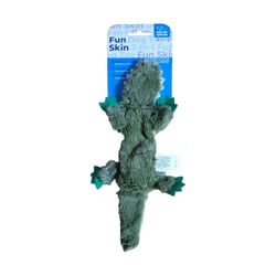 Best Pet Supplies Fun Skin Stuffless Dog Squeaky Toy Alligator Crocodile Gator 