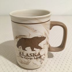 Alaska Grizzly Marble Mug